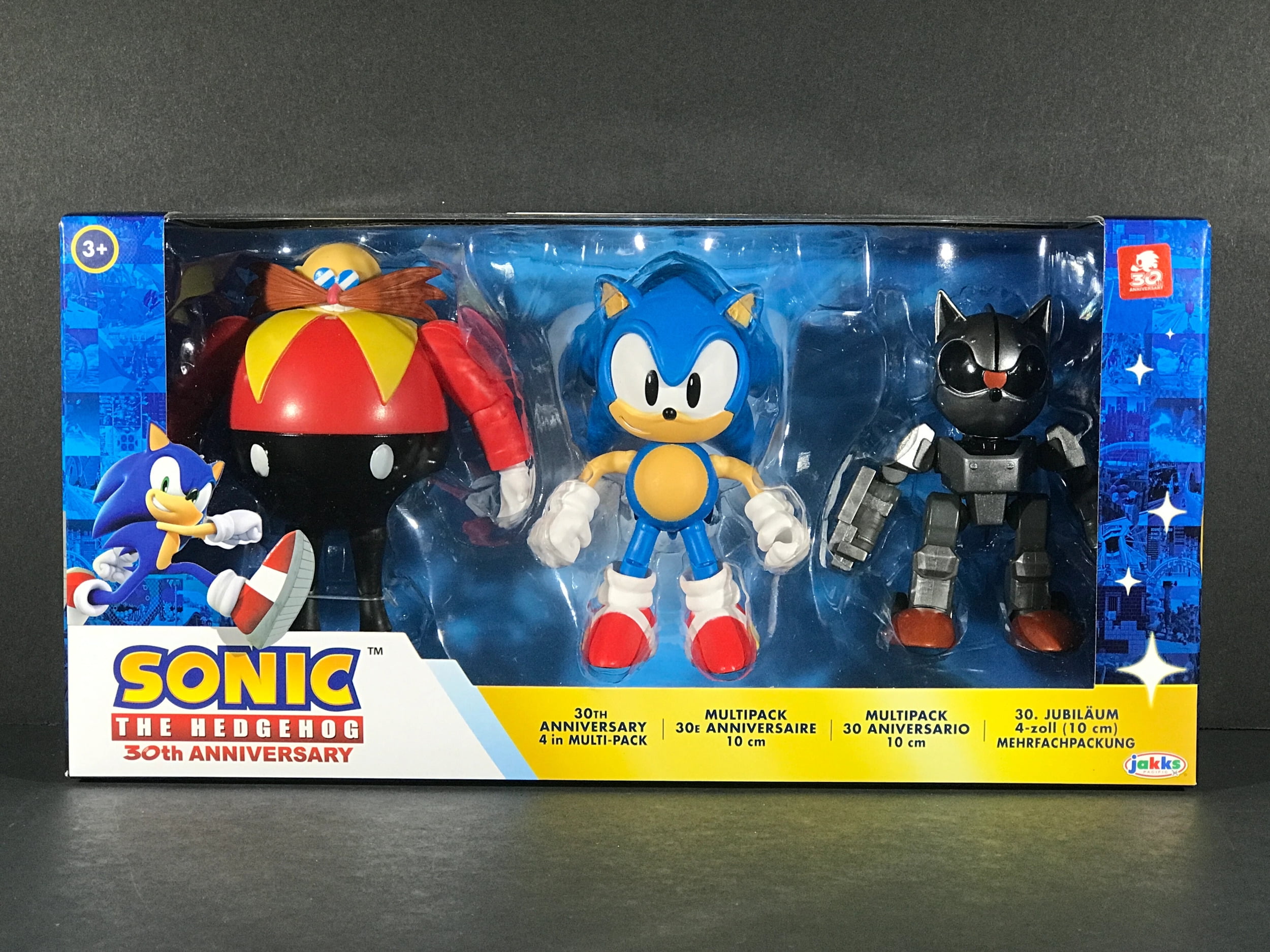 Bonecos Sonic Originais Importado Kit 3 Mecha Eggman 30 Anos