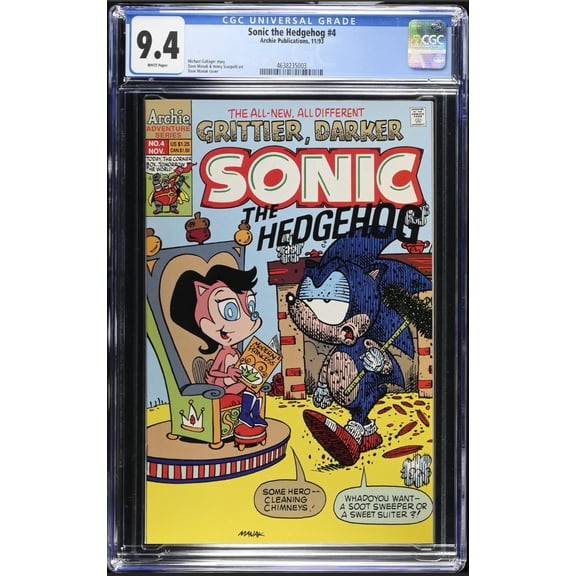 Sonic the Hedgehog #4 - CGC 9.4 Comic Book
