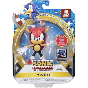 Sonic the Hedgehog 4-inch articulated action figure Classic Mighty Sonic with 1 up Monitor
