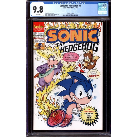 Sonic the Hedgehog #5 - CGC 9.8 Comic Book