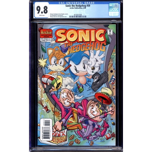 Sonic the Hedgehog #59 - CGC 9.8 Comic Book