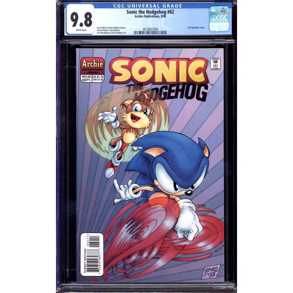 Sonic the Hedgehog #62 - CGC 9.8 Comic Book
