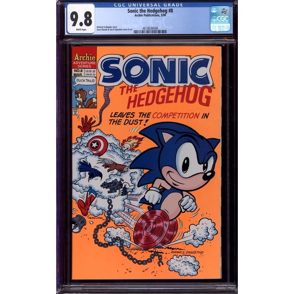 Sonic the Hedgehog #8 - CGC 9.8 Comic Book