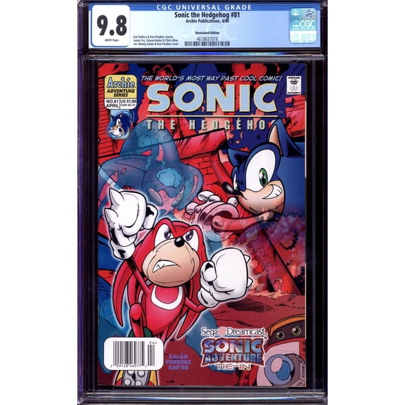 Sonic the Hedgehog #81 - CGC 9.8 Comic Book