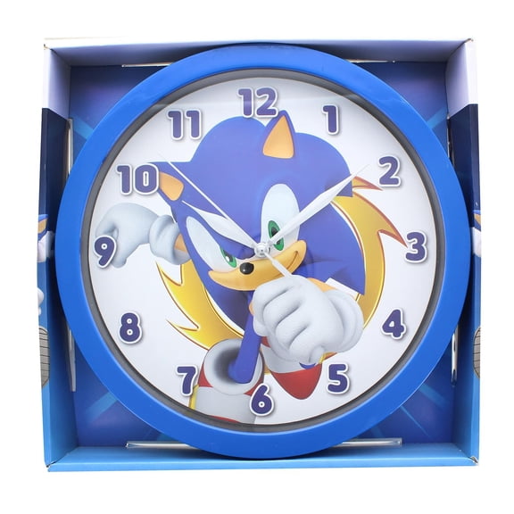 Sonic the Hedgehog 9.5 Inch Battery Operated Wall Clock
