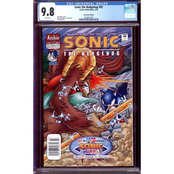 Sonic the Hedgehog #92 - CGC 9.8 Comic Book
