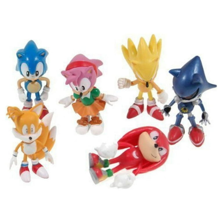 Sonic the Hedgehog Action Figure 6pcs Set - Walmart.com