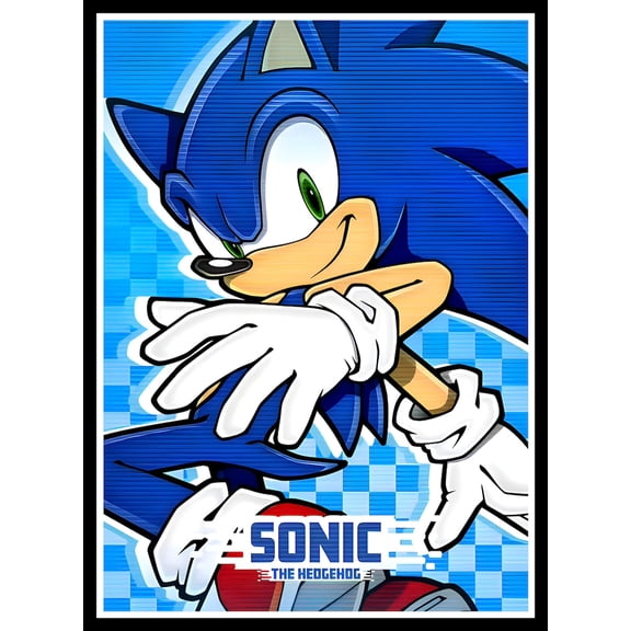 Sonic the Hedgehog Adventure Art Print - Gaming Room & Party Decor - 8x12 UNFRAMDE