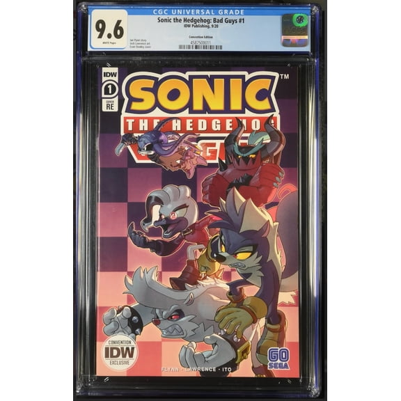 Sonic the Hedgehog: Bad Guys #1 - CGC 9.6 Comic Book