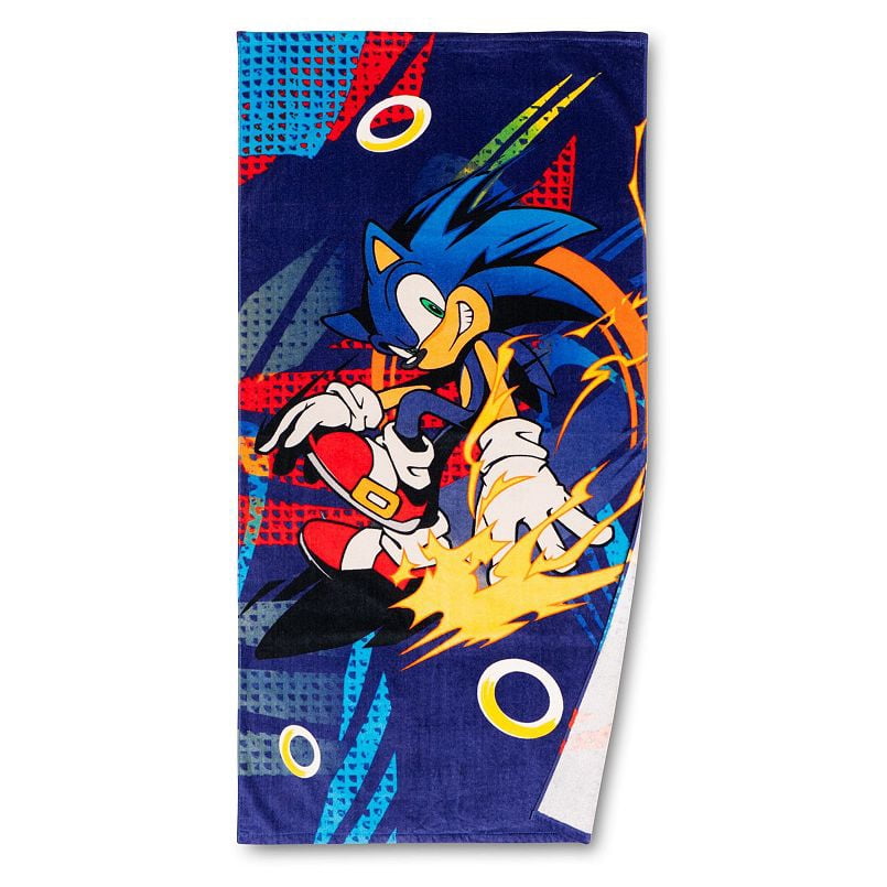 Sonic the Hedgehog Blast Kids Beach Towel 58in x28in