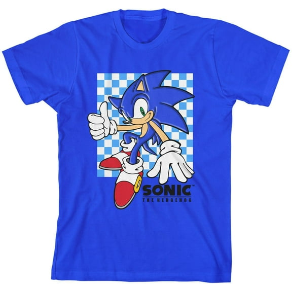 Sonic the Hedgehog Blue Boys T-Shirt-XS