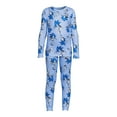 thumbnail image 1 of Sonic the Hedgehog Boys Allover Print Tight Fit Long Sleeve Top and Pajama Pants, 2-Piece Sleep Set, Sizes 4-12, 1 of 5