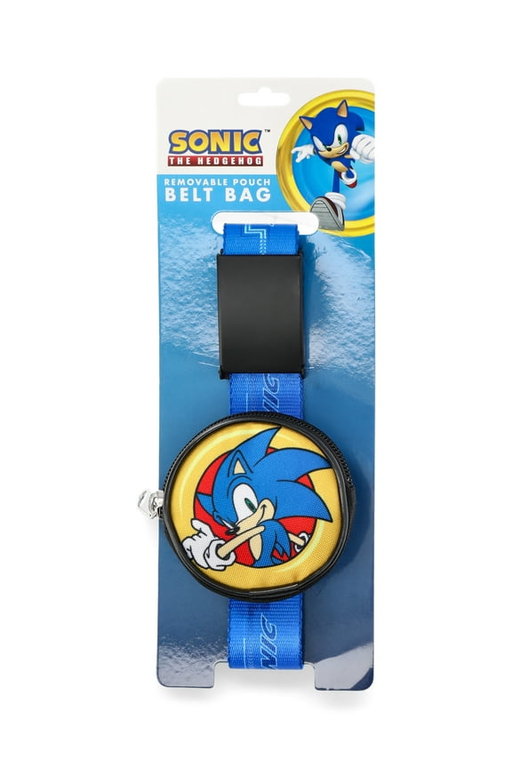 Boys Belt with Removable Zip Pouch