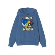 Sonic the Hedgehog Kids Graphic Fleece Hoodie, Shadow Over Sonic, Sizes 4-18