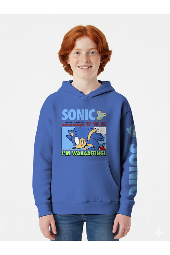 , Boys' & Big Boys' Graphic Hoodie, Sizes 4-18