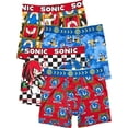 thumbnail image 1 of Sonic the Hedgehog Boys Boxer Brief Underwear, 4-Pack, Sizes XS-XL, 1 of 7