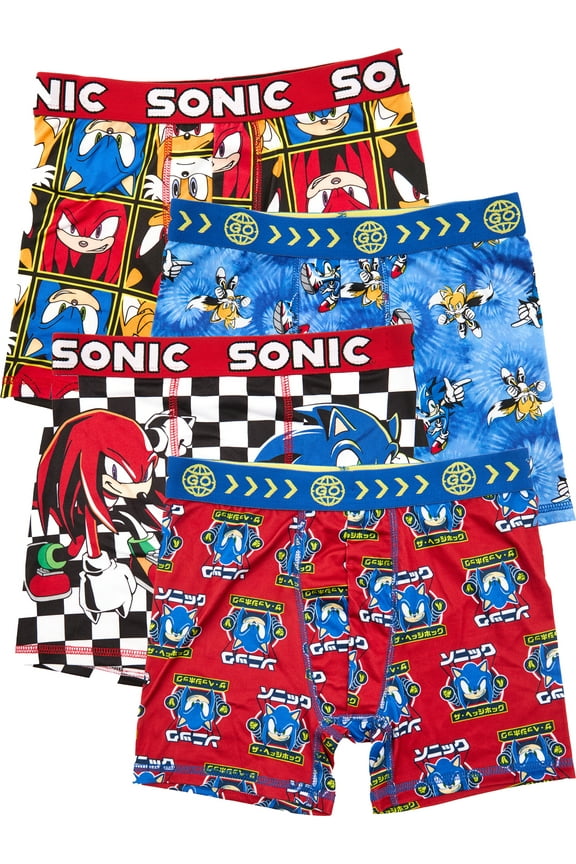 Boys Boxer Brief Underwear, 4-Pack, Sizes XS-XL