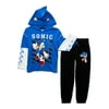 Sonic the Hedgehog Boys Cosplay Hooded Twofer Top with Jogger Set, 2 Piece Set, Sizes -10