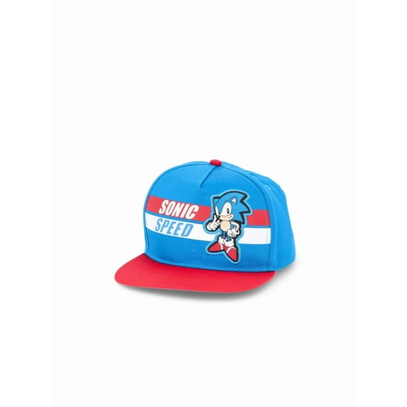 Sonic the Hedgehog Boys Cotton Snapback Hat, One Size Fits Most