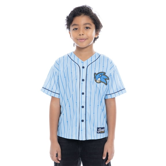 Sonic the Hedgehog Boys Character Graphic Baseball Jersey, Sizes 4-18
