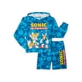 Sonic the Hedgehog Boys Graphic Hoodie and Short, 2Piece Set, Sizes 4
