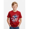 thumbnail image 1 of Sonic the Hedgehog Boys' Graphic Tee with Short Sleeves, Let's Go, Sizes 4-18, 1 of 5