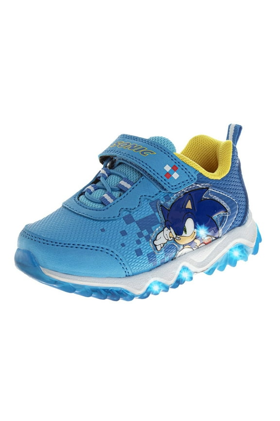 Boys Light Up Sneakers. (Little Kids Toddler), Blue, Size: 12