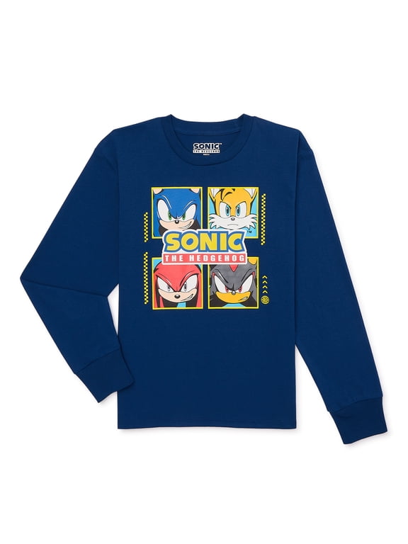 Boys Long Sleeve Tee- Sizes XS-XXL