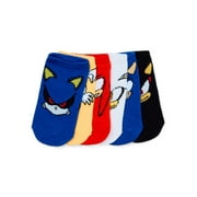 POKEMON Sonic the Hedgehog Boys No-Show Socks, 6-Pack, Sizes S-L