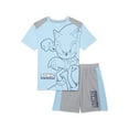 thumbnail image 1 of Sonic the Hedgehog Boys Graphic Active T-Shirt and Mesh Shorts Set, 2-Piece, Sizes 4-12, 1 of 3