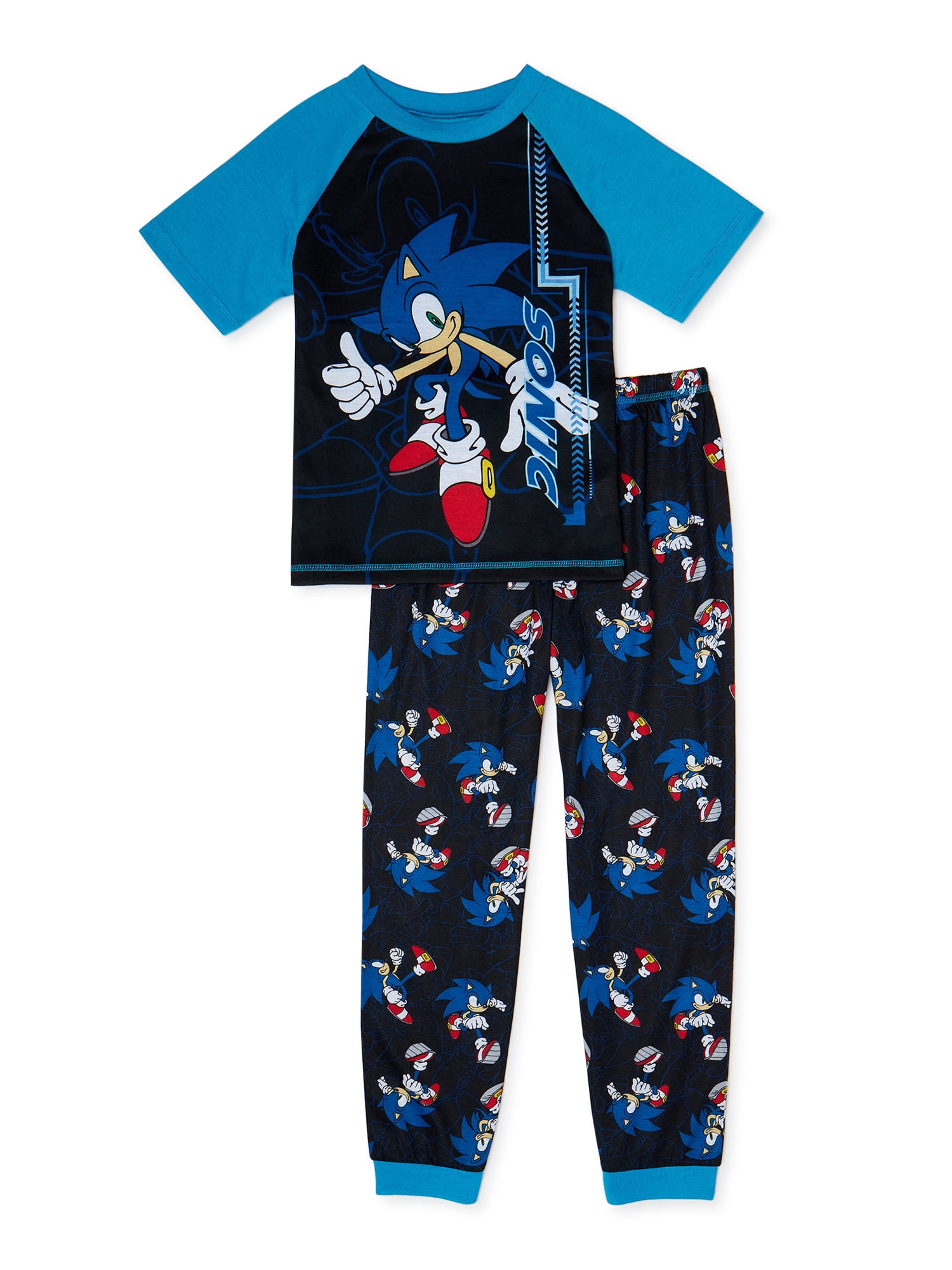 Sonic pajamas boy sales