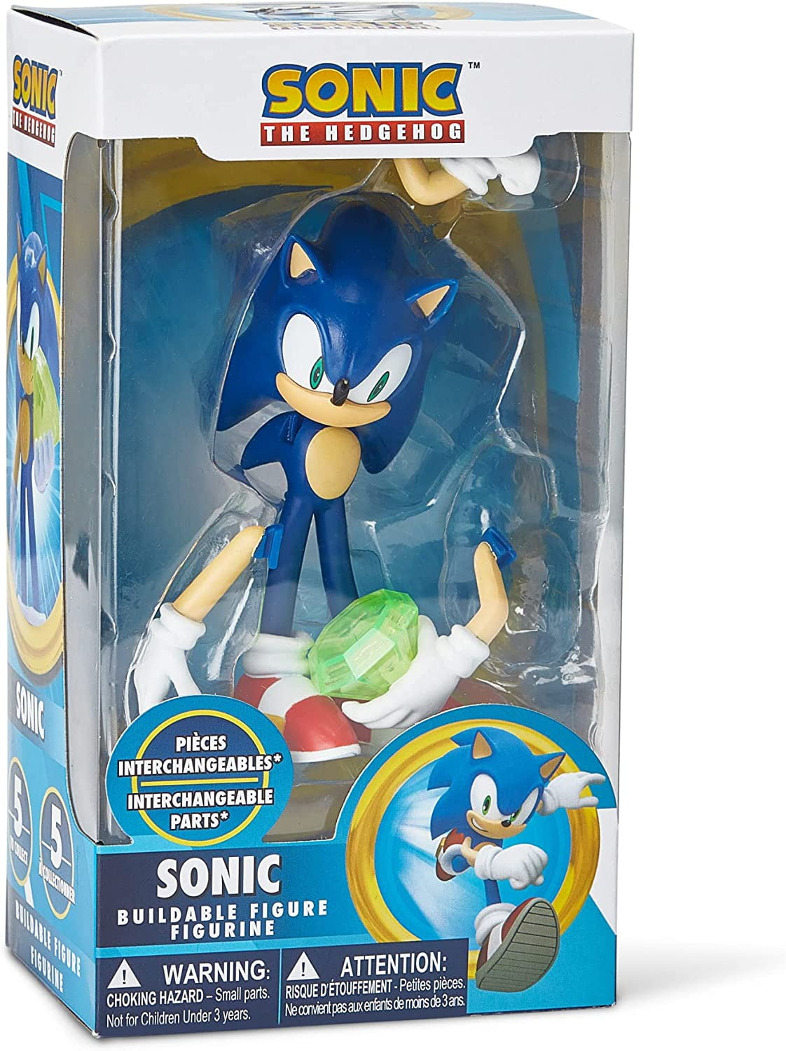 Sonic The Hedgehog Classic Collection Dr. Eggman, Kunckles, Sonic, Tails  Amy Exclusive 2.5 Action Figure 5-Pack Jakks Pacific - ToyWiz