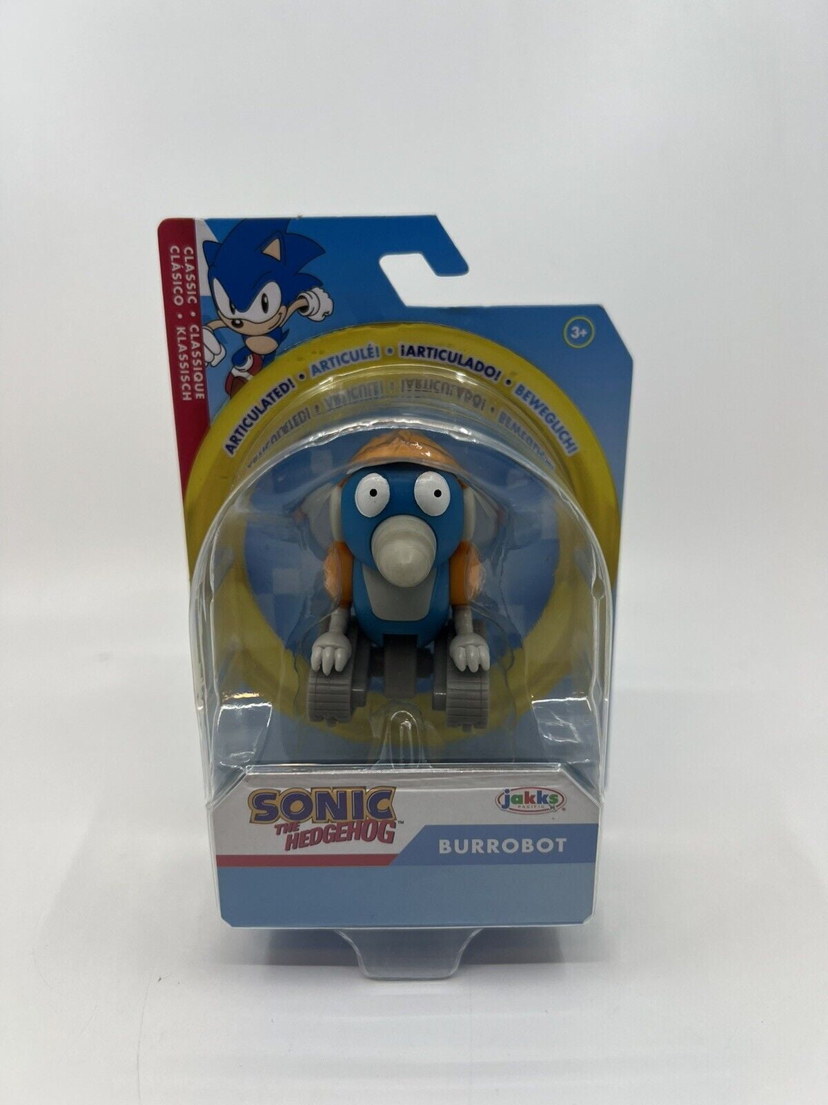 Boneco Articulado Burrobot Jakks Original Novo Sonic Sega