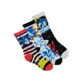 thumbnail image 1 of Sonic the Hedgehog Children’s Crew Socks, 3-Pack, Sizes S-L, 1 of 3
