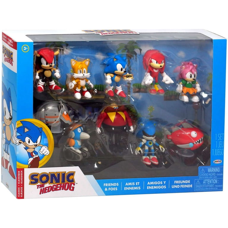 Sonic the Hedgehog Classic Friends & Foes Figure 10-Pack