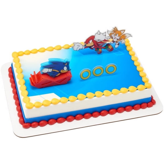 Sonic Sheet Cake