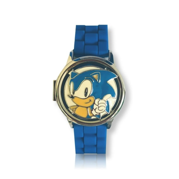 Sonic the Hedgehog Digital Watch for Boys Kids Spinner LCD Watches