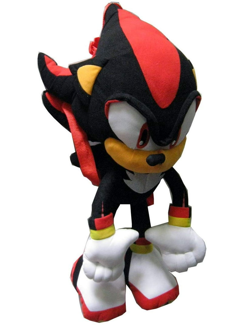 Sonic the Hedgehog Doll Plush Backpack - Shadow Backpack Black