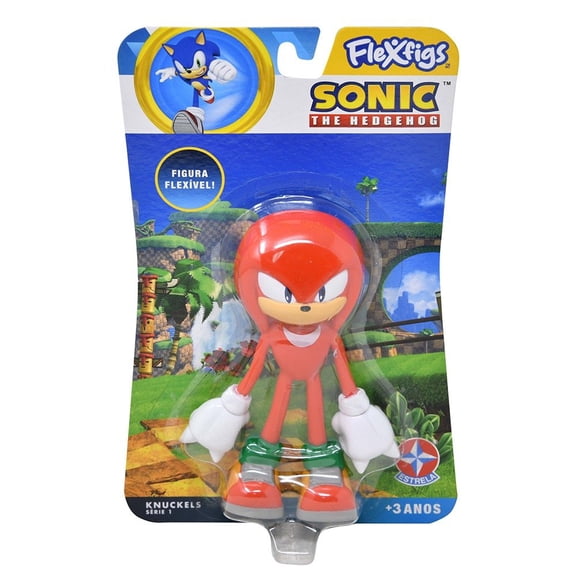 Sonic the Hedgehog Flexfigs on card- Knuckles