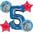 thumbnail image 1 of Sonic the Hedgehog Happy 5th Birthday Balloon Bouquet (5 Balloons), 1 of 6