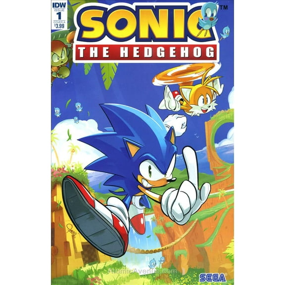 Sonic the Hedgehog (IDW) #1A VF ; IDW Comic Book