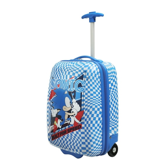 Sonic the Hedgehog Kids' 16.5" Hard-Side Carry-On Luggage for Toddler