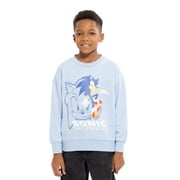 SONIC THE HEDGEHOG Kids Graphic Fleece Crewneck Sweatshirt, Sizes 4-18