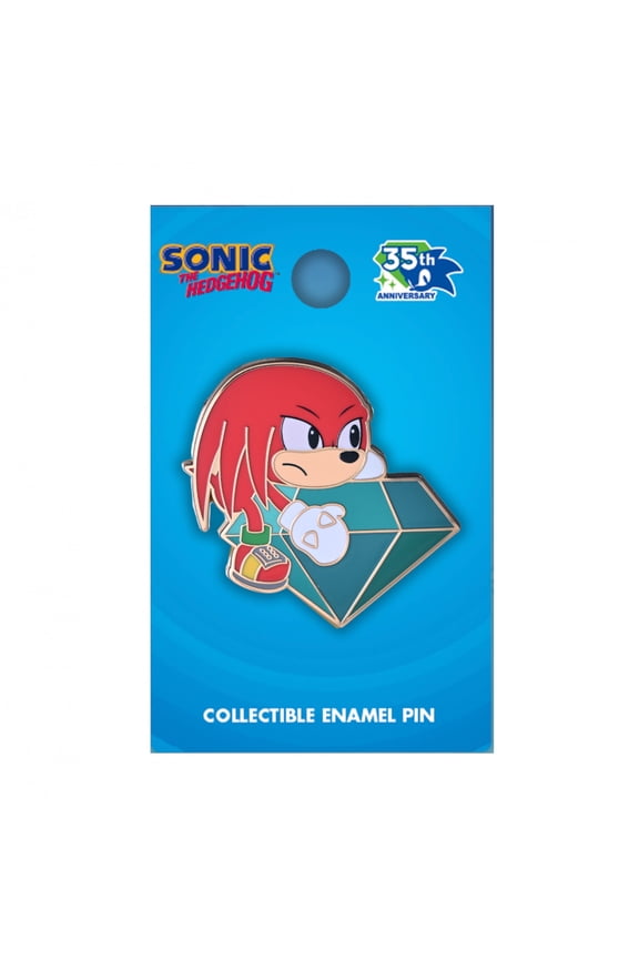 Knuckles on Master Emerald Enamel Pin