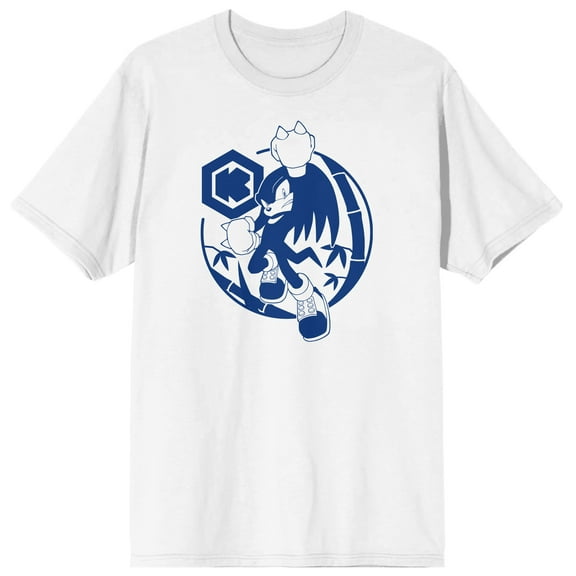 Sonic the Hedgehog Modern Character Mens White Graphic Tee -L