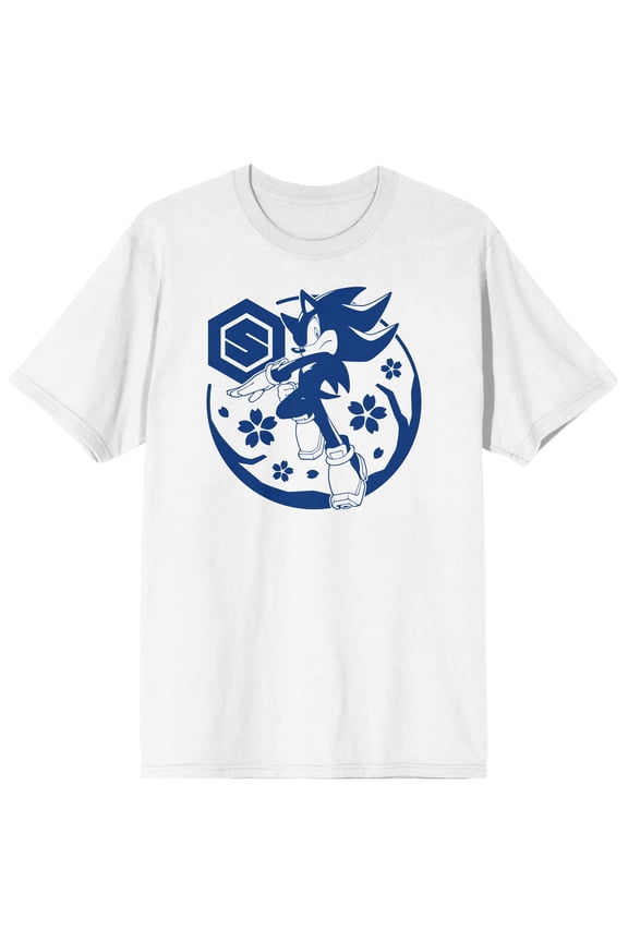 Sonic the Hedgehog Modern Character Mens White Graphic Tee - XL
