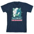 thumbnail image 1 of Sonic the Hedgehog Modern Remix Youth Navy Blue Graphic Tee - XL, 1 of 2