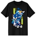 thumbnail image 1 of Sonic the Hedgehog Modern Sonic and Tails Men's Black Graphic Tee, 1 of 6