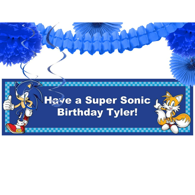 Sonic the Hedgehog  Sonic, Sonic birthday, Sonic party
