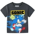 thumbnail image 1 of Sonic the Hedgehog Sequin Short Sleeve T-Shirt for Big Kids(Boys), Sizes 4-7, 1 of 4